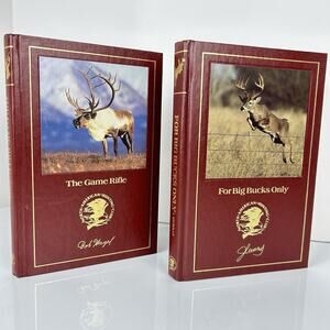 North American Hunting Club Hunter's HC Books Vtg Lot of 2 Game Rifle Big Bucks